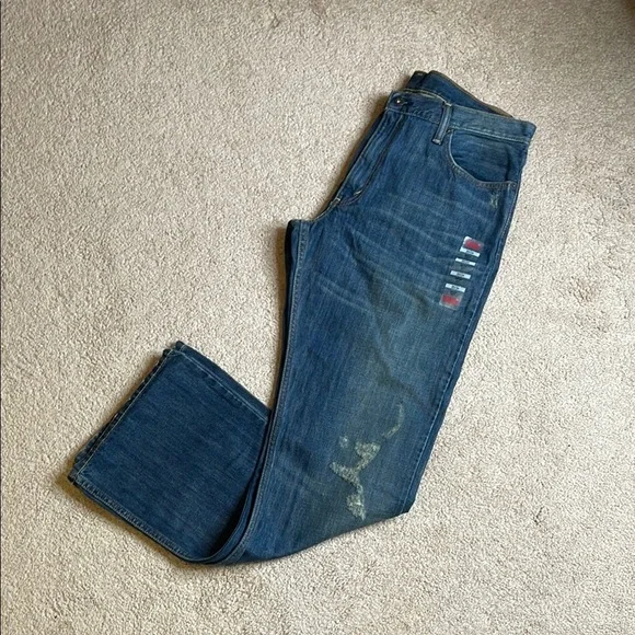 Levi's 527 Blue Bootcut Jeans (Size: 36x34) - Picture 1 of 6